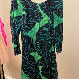 Lilly Pulitzer Tropical Leaf Print Dress